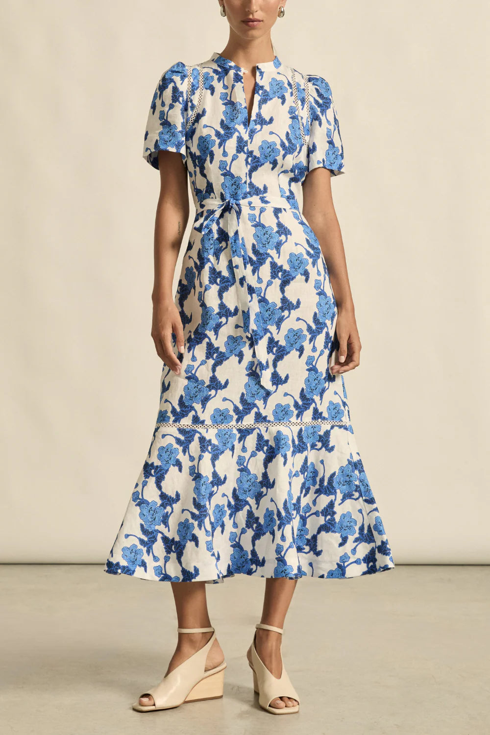 ZOE KRATZMANN CABLE DRESS-AZURE BOUQUET
