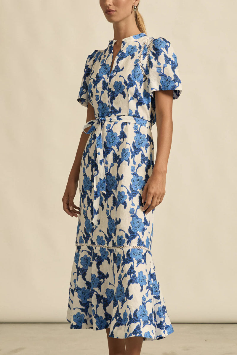 ZOE KRATZMANN CABLE DRESS-AZURE BOUQUET