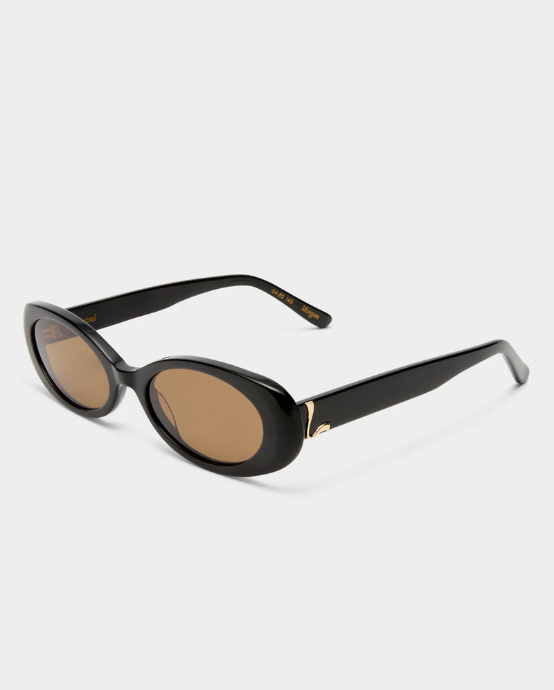 LUV LOU THE MORGAN EYEWEAR-BLACK