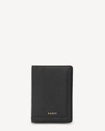 SABEN LINZ PASSPORT WALLET-BLACK