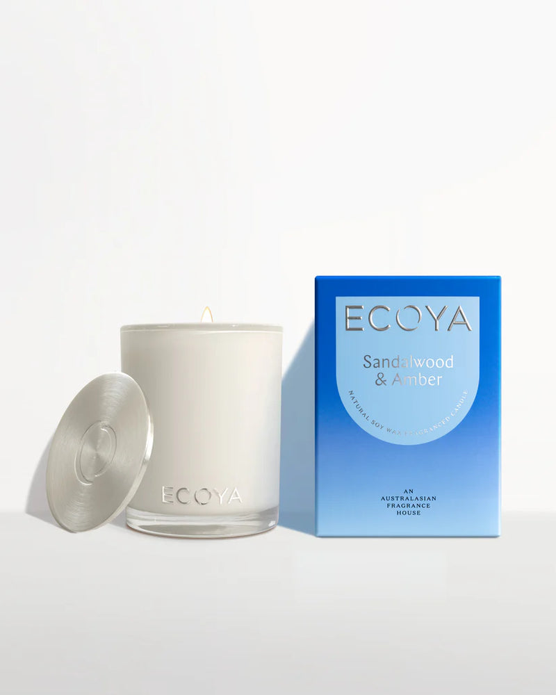 ECOYA SANDALWOOD & AMBER MADISON CANDLE