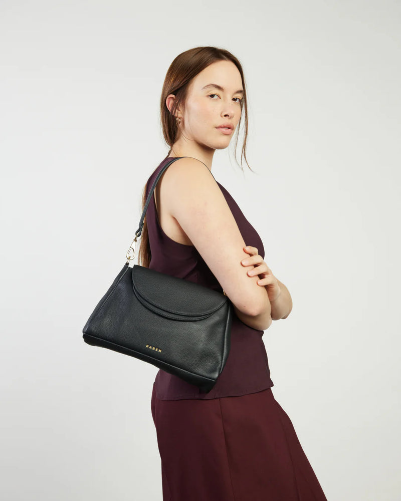 SABEN BECKETT SHOULDER BAG-BLACK