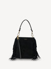 SABEN COCO MINI BAG-BLACK SUEDE & FRINGE