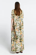 KAREN WALKER GAIA SMOCKED DRESS