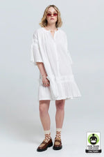 KAREN WALKER GLADE DRESS-OFF WHITE