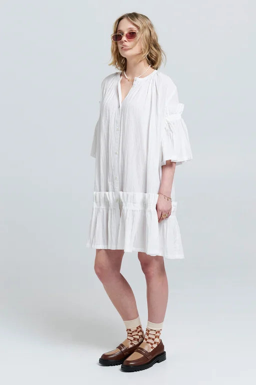 KAREN WALKER GLADE DRESS-OFF WHITE