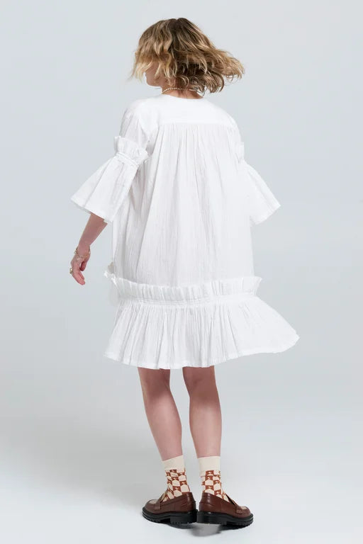 KAREN WALKER GLADE DRESS-OFF WHITE