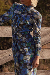 ZOE KRATZMANN GRADUATE DRESS-FOREST BLUR
