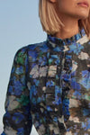 ZOE KRATZMANN GRADUATE DRESS-FOREST BLUR