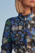 ZOE KRATZMANN GRADUATE DRESS-FOREST BLUR