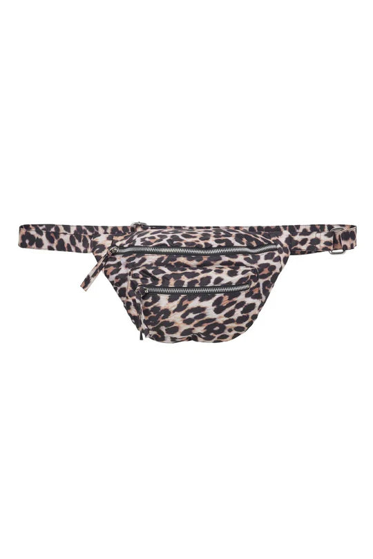 LOLLYS LAUNDRY HOLLY BELT BAG-LEOPARD PRINT