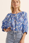 ZOE KRATZMANN IMBUE TOP-PACIFIC FLORAL