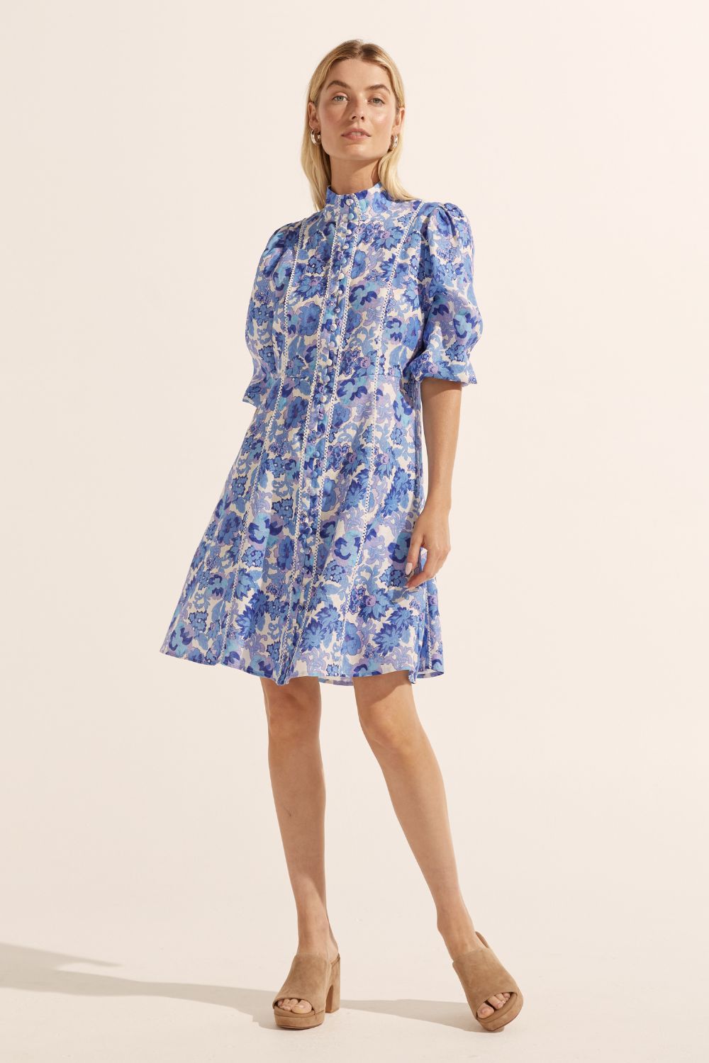 ZOE KRATZMANN JARGON DRESS-PACIFIC FLORAL