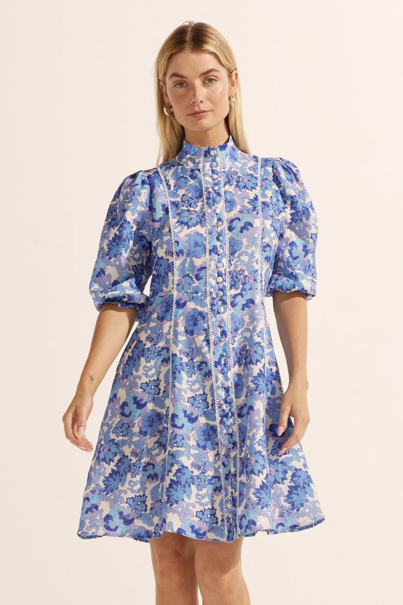 ZOE KRATZMANN JARGON DRESS-PACIFIC FLORAL