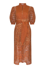 ZOE KRATZMANN KINETIC DRESS-TOFFEE LACE