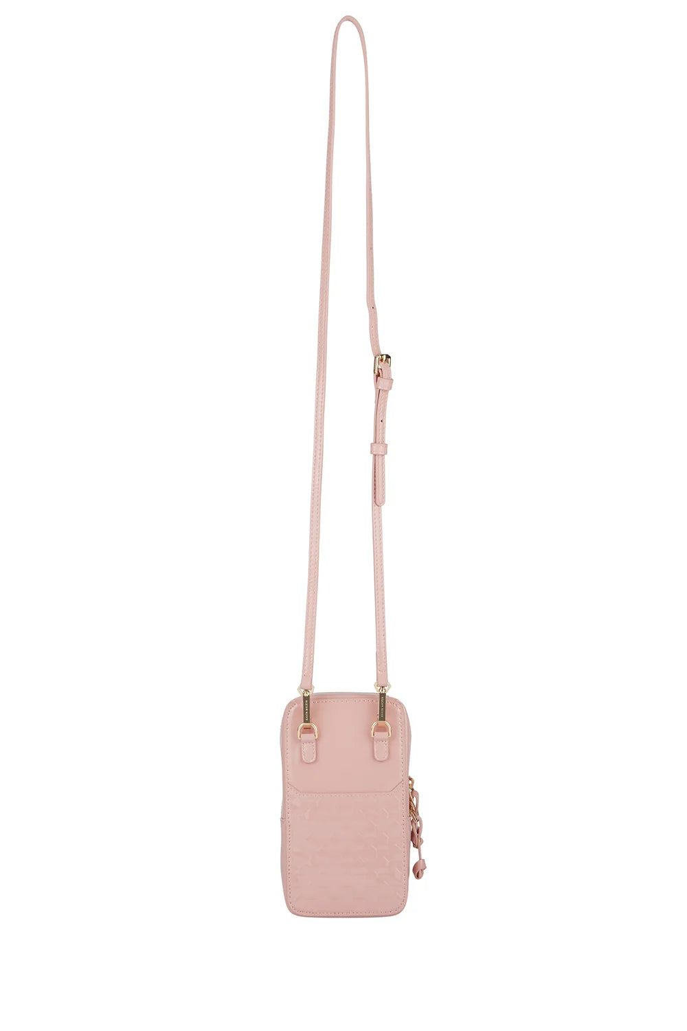 KAREN WALKER MONOGRAM MINI BAG-PINK