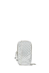 KAREN WALKER MONOGRAM MINI BAG-SILVER