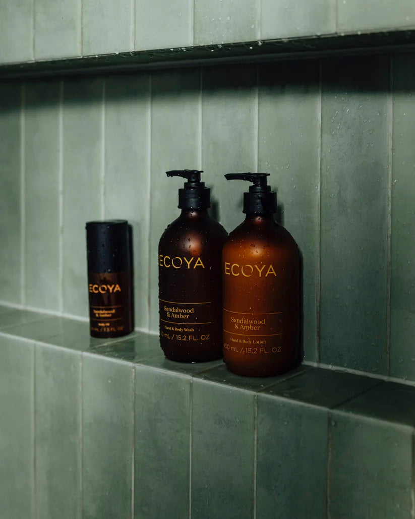 ECOYA SANDALWOOD & AMBER HAND & BODY LOTION