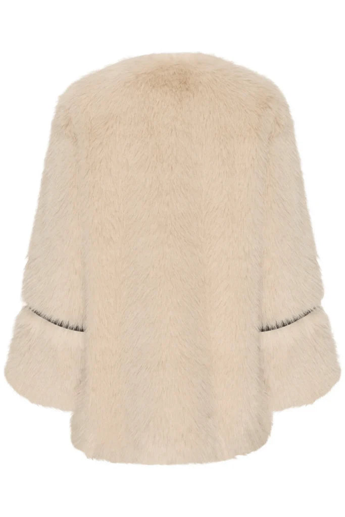 KAREN BY SIMONSEN PEARLY FUR COAT