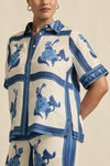 ZOE KRATZMANN PIXEL TOP-AZURE COLLAGE
