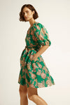 ZOE KRATZMANN QUOTA DRESS-PALM GREEN