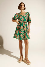 ZOE KRATZMANN QUOTA DRESS-PALM GREEN