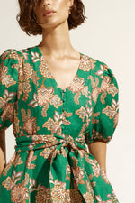 ZOE KRATZMANN QUOTA DRESS-PALM GREEN