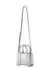 KAREN WALKER RUNAWAY WALKER MINI TOTE-SILVER