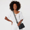 SABEN FEATURE STRAP WEBBING-BLACK+WHITE