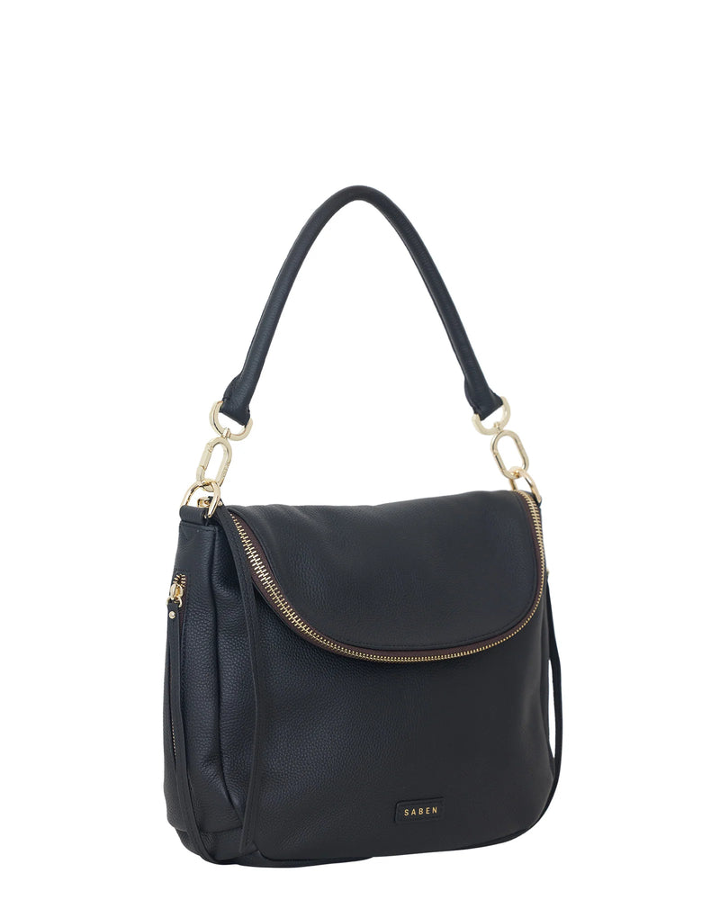 SABEN FRANKIE SHOULDER BAG-BLACK