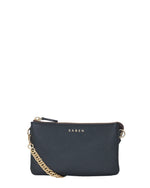 SABEN LILY MINI BAG BLACK & GOLD CURB CHAIN