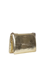 SABEN TILLY CROSSBODY HANDBAG-GOLD CRINKLE