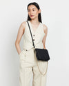 SABEN FOX CROSSBODY BAG-BLACK BUBBLE