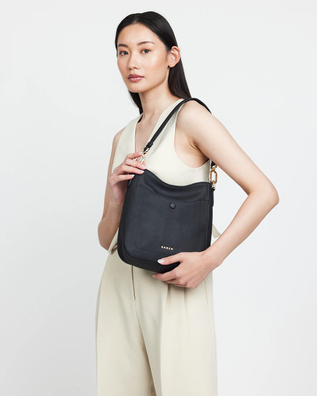 SABEN ROSIE SHOULDER BAG-BLACK