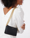 SABEN LILY MINI BAG BLACK & GOLD CURB CHAIN