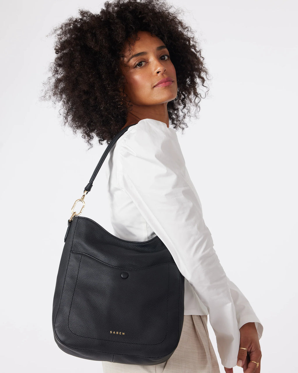 SABEN REBE SHOULDER BAG-BLACK