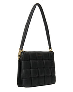 SABEN MATILDA SHOULDER BAG-BLACK WOVEN