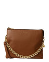 SABEN MATILDA CROSSBODY-TAN&CHUNKY CHAIN