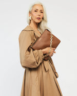 SABEN MATILDA CROSSBODY-TAN&CHUNKY CHAIN