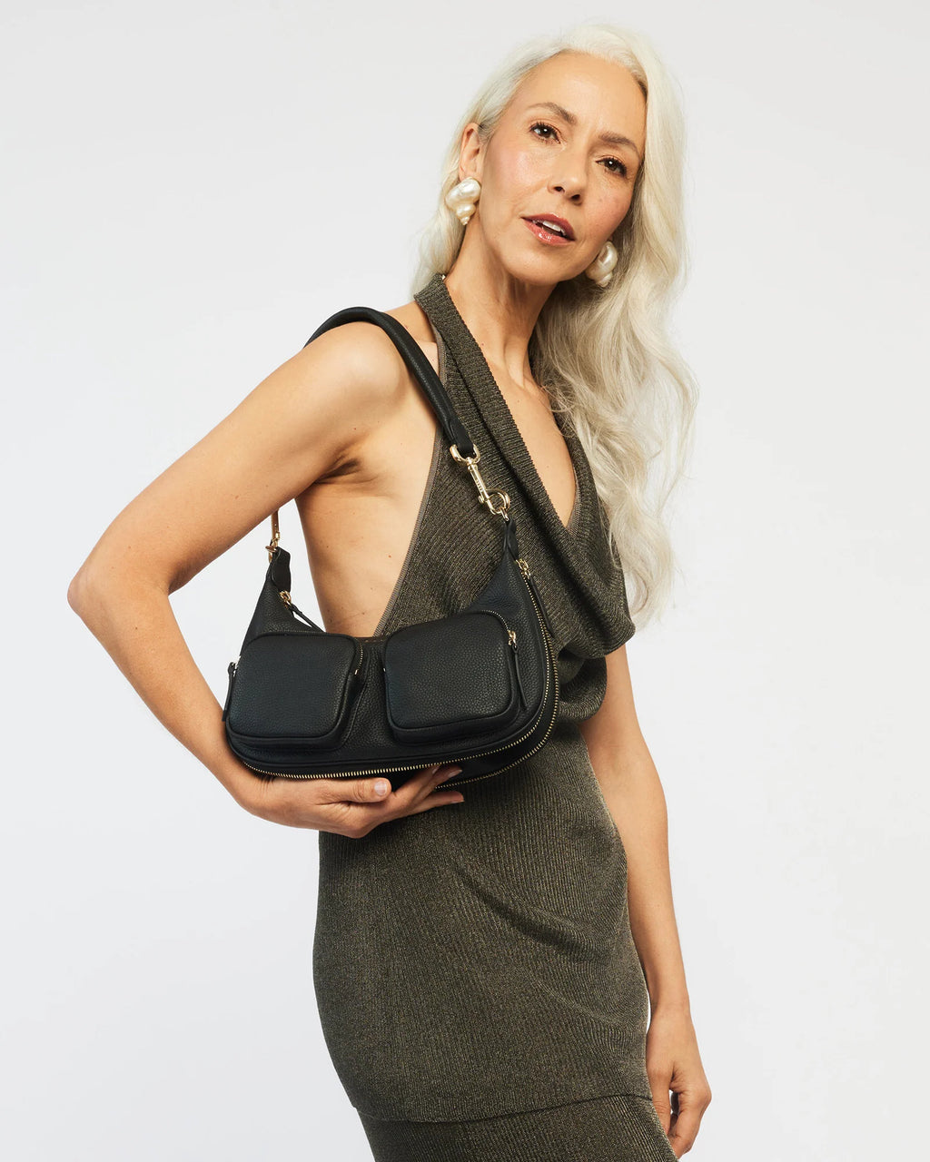 SABEN NIKITA SHOULDER BAG-BLACK