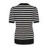 SAINT TROPEZ MILA SS STRIPED PULLOVER