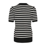 SAINT TROPEZ MILA SS STRIPED PULLOVER