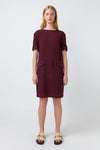 SYLVESTER TRAVELLER SACK DRESS-RAISIN