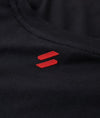 SUPERDRY SPORT LUXE GRAPHIC FITTED TEE-BLACK/RED