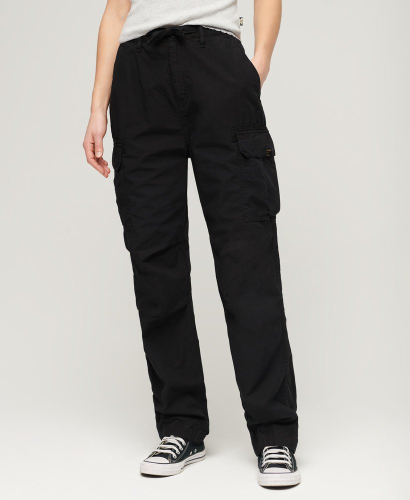 SUPERDRY LOW RISE PARA CARGO PANT-BLACK