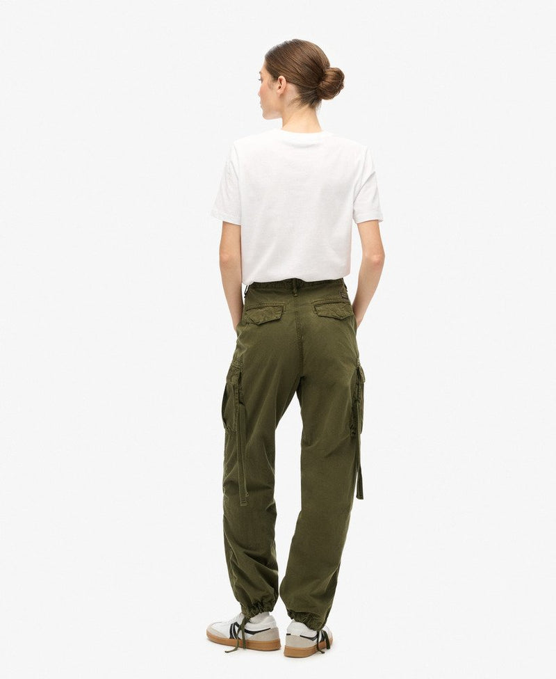 SUPERDRY LOW RISE PARA CARGO PANT-OLIVE