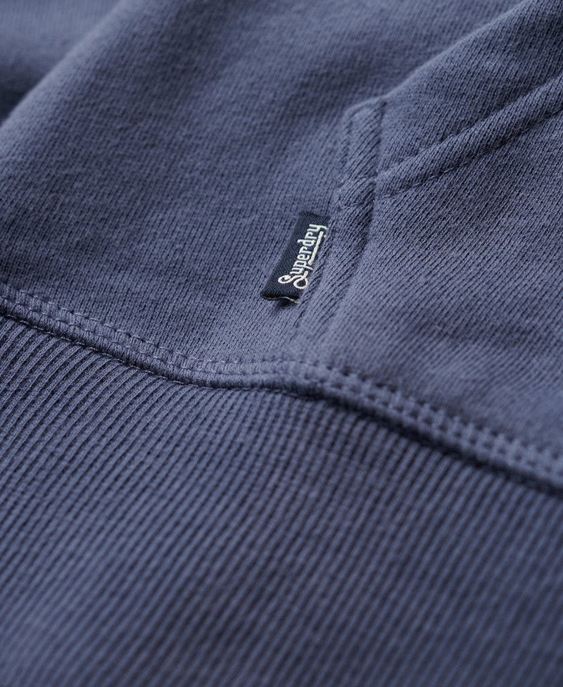 SUPERDRY ESSENTIAL LOGO ZIPHOOD UB-NAVY