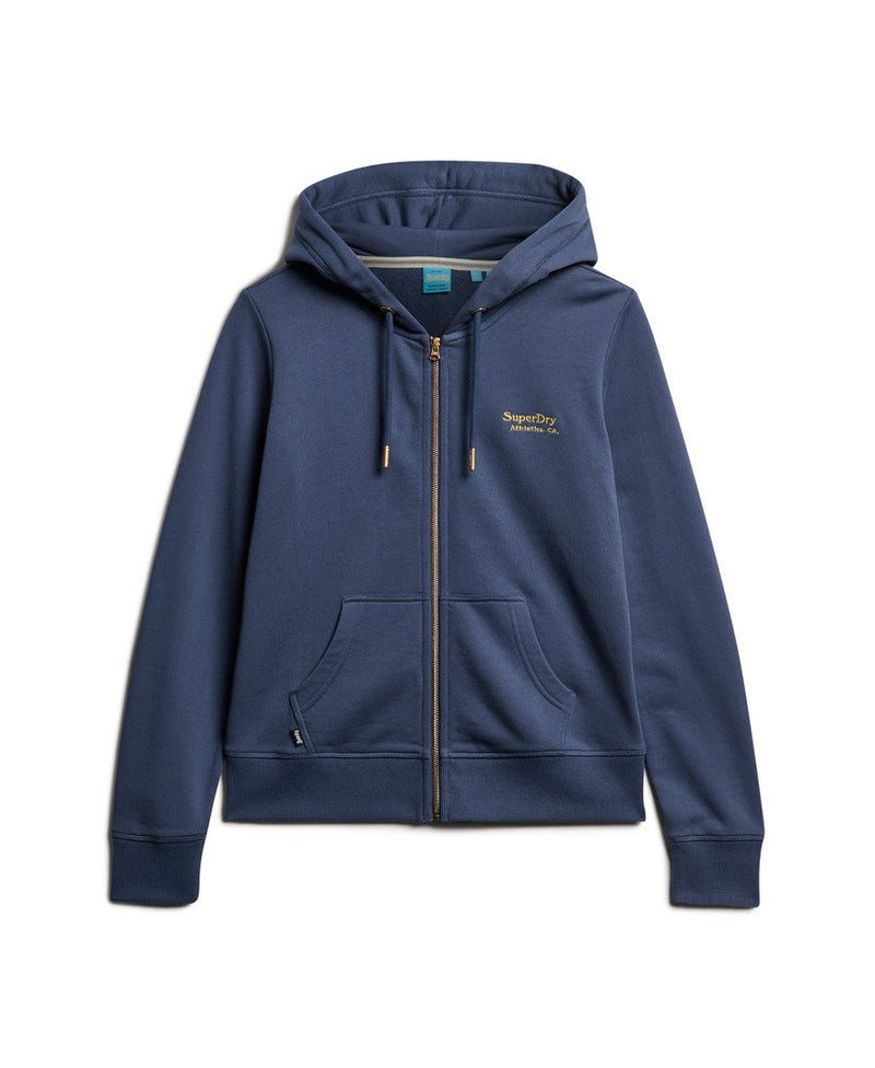 SUPERDRY ESSENTIAL LOGO ZIPHOOD UB-NAVY