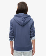 SUPERDRY ESSENTIAL LOGO ZIPHOOD UB-NAVY