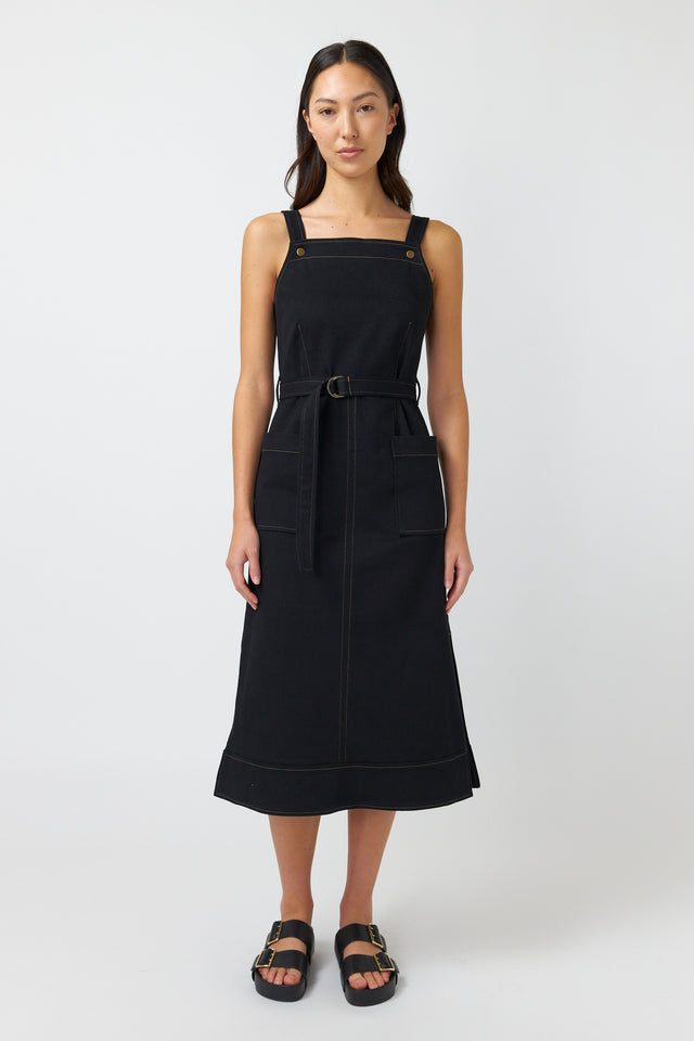 SYLVESTER UTILITY DRESS SS24-BLACK